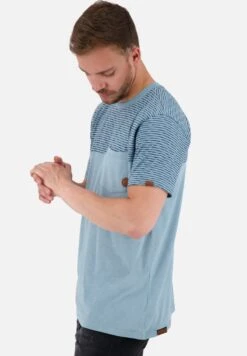 LEOPOLDAK KURZARM - T-Shirt Print - Storm Melange 9 LEOPOLDAK KURZARM - T-Shirt Print - Storm Melange -Alife & Kickin ecd21e26a5c1403aacc8205db254e89b