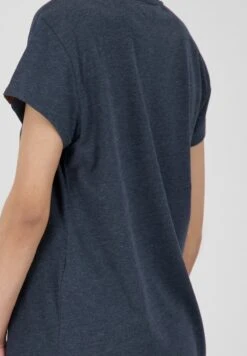 MINNYAK - T-Shirt Basic - Marine Melange 10 MINNYAK - T-Shirt Basic - Marine Melange -Alife & Kickin ef312261fcee481e9b07ab8e827f82b9