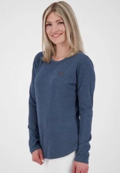 LEAAK A - Langarmshirt - Marine Melange 10 LEAAK A - Langarmshirt - Marine Melange -Alife & Kickin efdc533888f64fddada93fcab70b641d