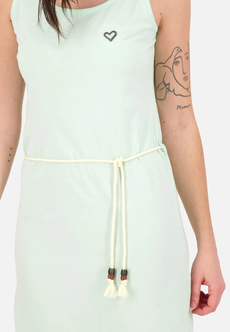 SLEEVELESS - Jerseykleid - Mint Melange 5 SLEEVELESS - Jerseykleid - Mint Melange – Bild 5