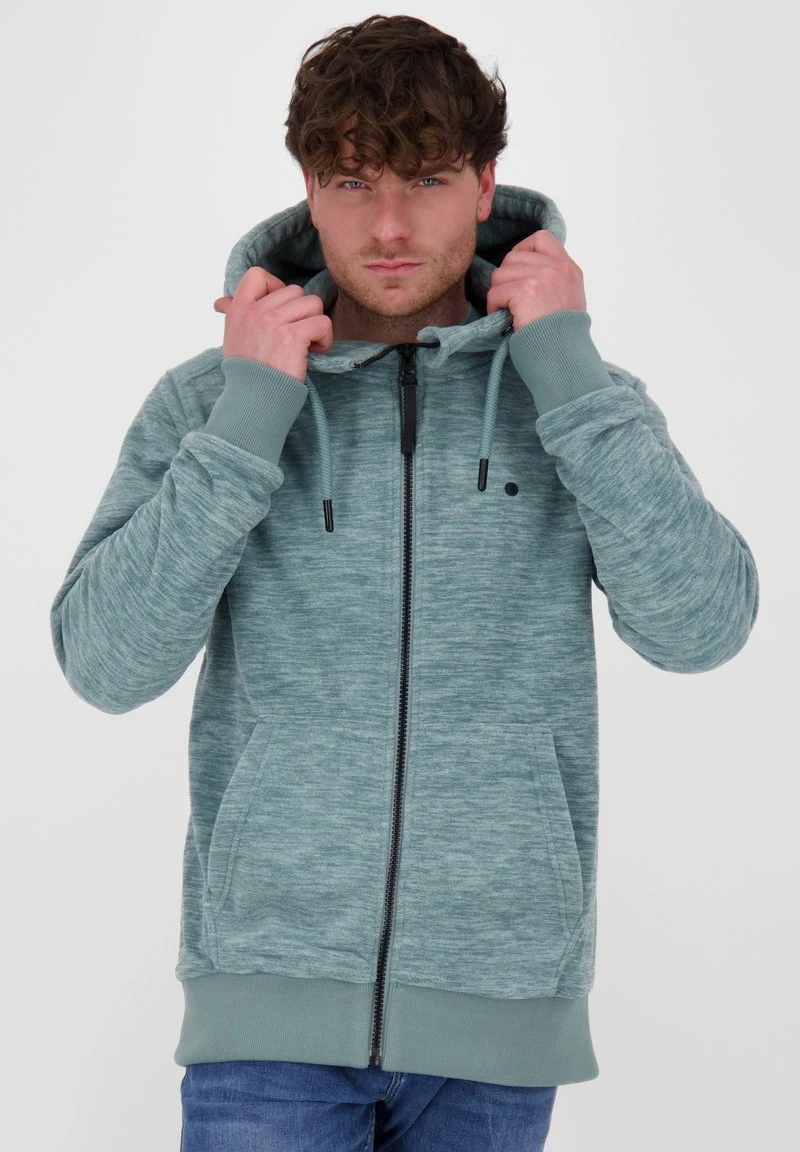 TRASHERAK F - Fleecejacke - Pacific Melange 1 TRASHERAK F - Fleecejacke - Pacific Melange