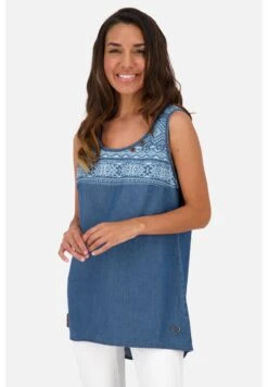 CARLIAK DNM B - Bluse - Dark Denim