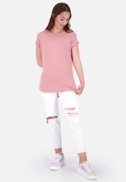 MIMMYAK A - T-Shirt Basic - Mauve 7 MIMMYAK A - T-Shirt Basic - Mauve -Alife & Kickin f6fce318420244ee816358f09dc6a783