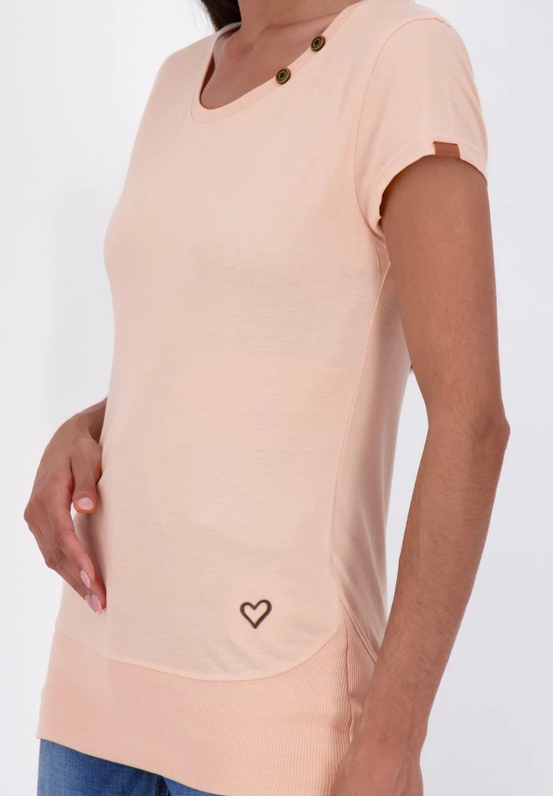 COCO - T-Shirt Basic - Blossom Melange 4 COCO - T-Shirt Basic - Blossom Melange – Bild 4