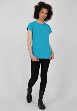 MINNYAK - T-Shirt Basic - Lagoon Melange -Alife & Kickin f74c54c1607446edaabc7080b056eda5
