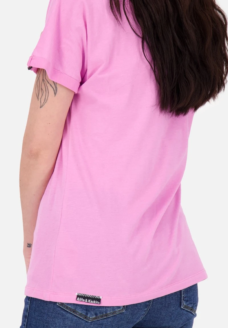 MALAIKAAK A - T-Shirt Basic - Bubblegum Melange 5 MALAIKAAK A - T-Shirt Basic - Bubblegum Melange – Bild 5