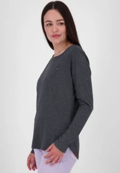 LEAAK A - Langarmshirt - Moonless Melange 10 LEAAK A - Langarmshirt - Moonless Melange -Alife & Kickin f8a222b83922455f94715762e59657e2