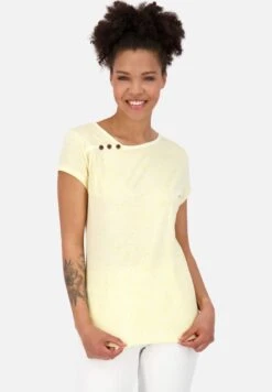 JULIAAK B - T-Shirt Print - Butter Melange