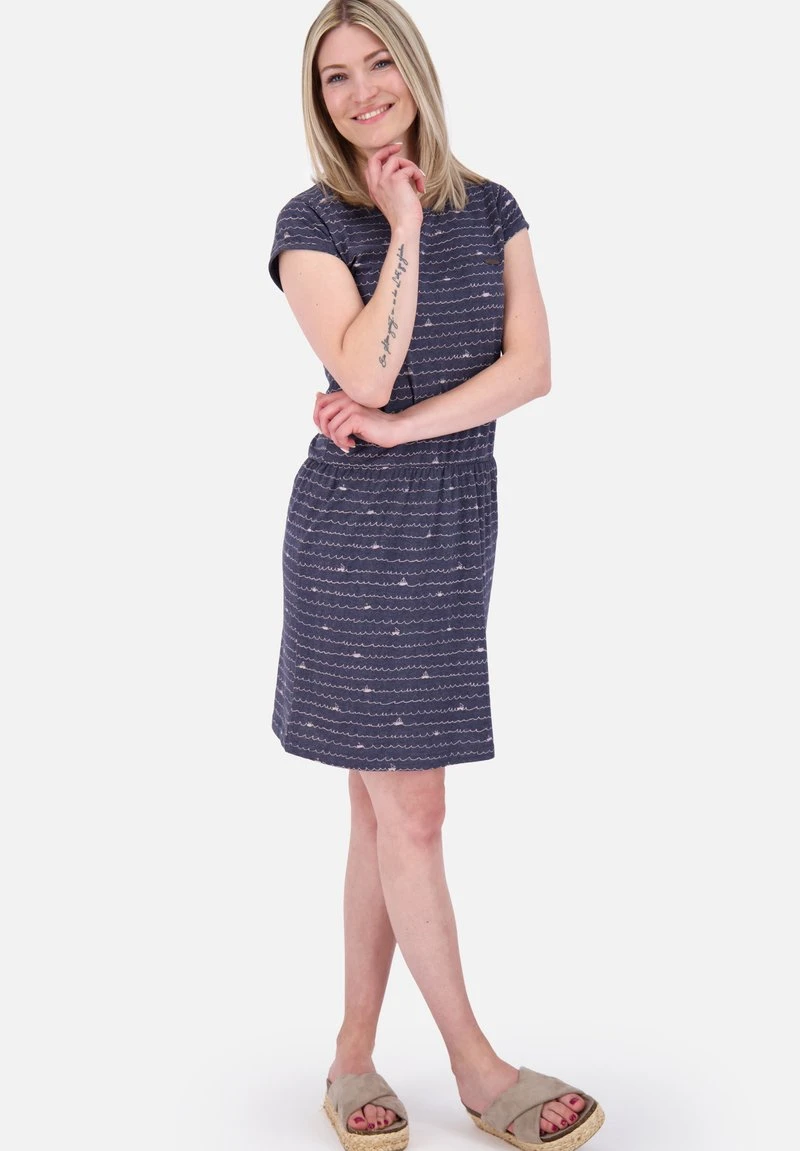 SHANNAAK - Jerseykleid - Marine Melange 2 SHANNAAK - Jerseykleid - Marine Melange – Bild 2