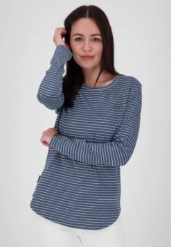 LEAAK Z LONGSLEEVE - Langarmshirt - Marine Melange